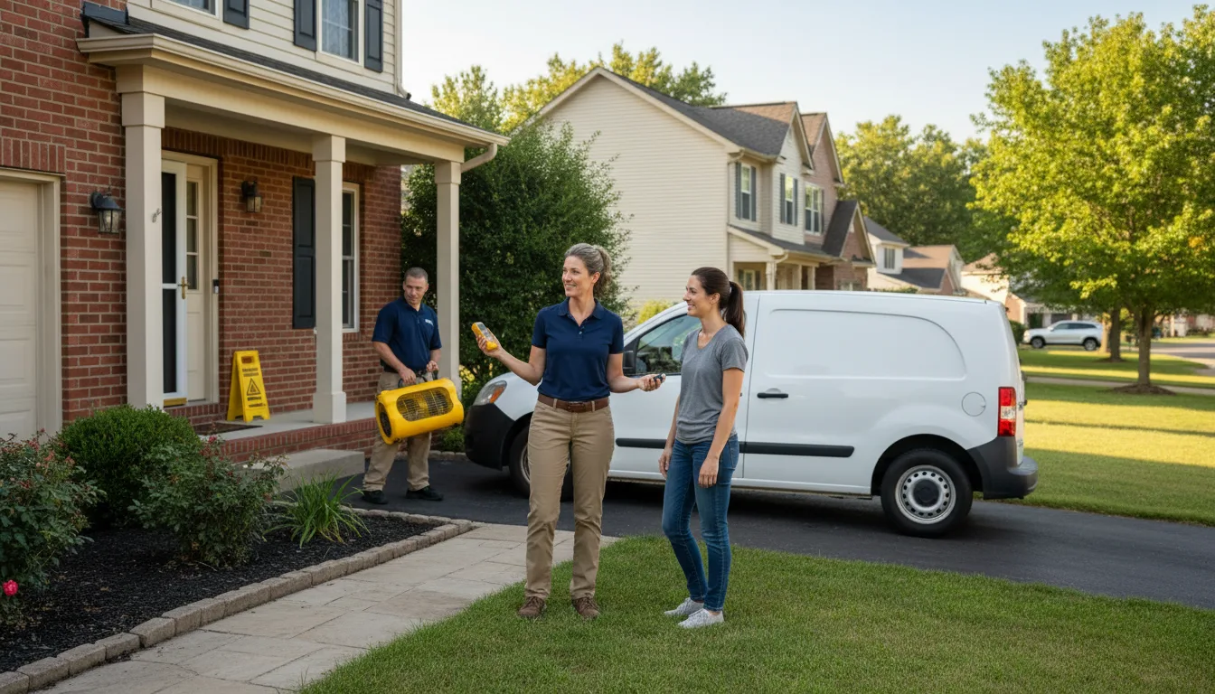 Water restoration image for Dehumidification And Cleanup Services in Yukon, OK